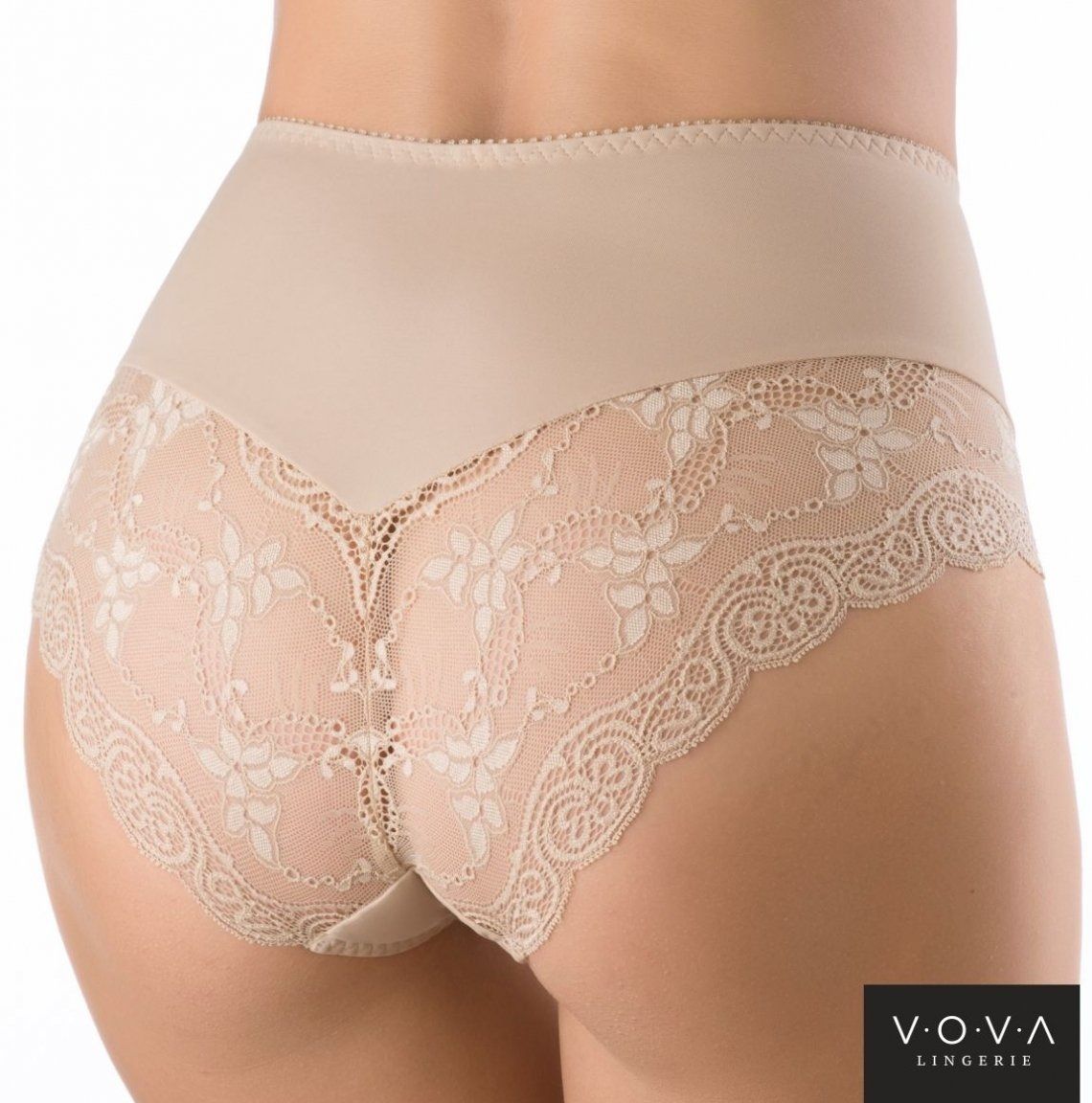 Высокие трусики-слипы Snejanna с кружевом 4
