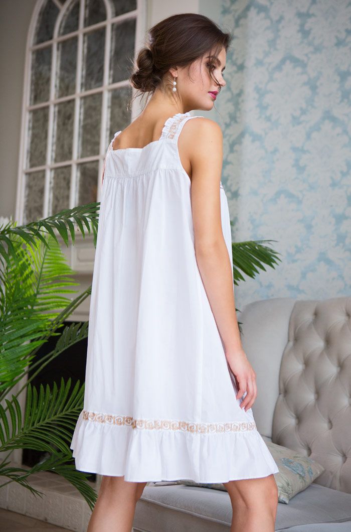 Сорочка средней длины Helene из хлопка 3