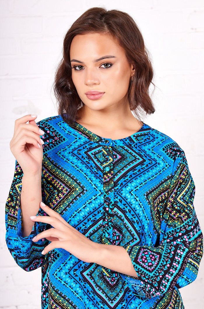 Длинная туника прямого силуэта Jana 5