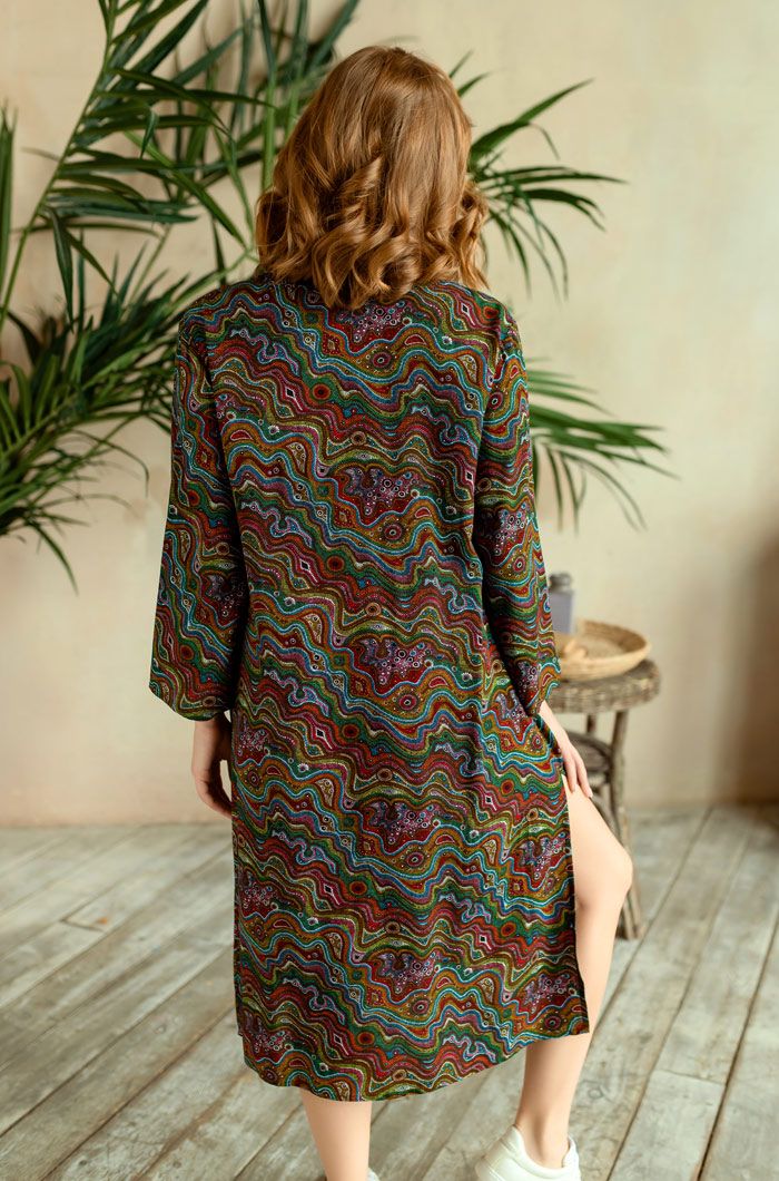 Длинная туника прямого силуэта Reina 2