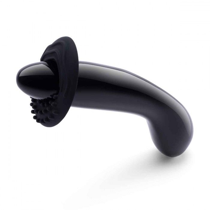 Массажер для G-точки Le Wand Crystal G-Wand из черного обсидиана 3