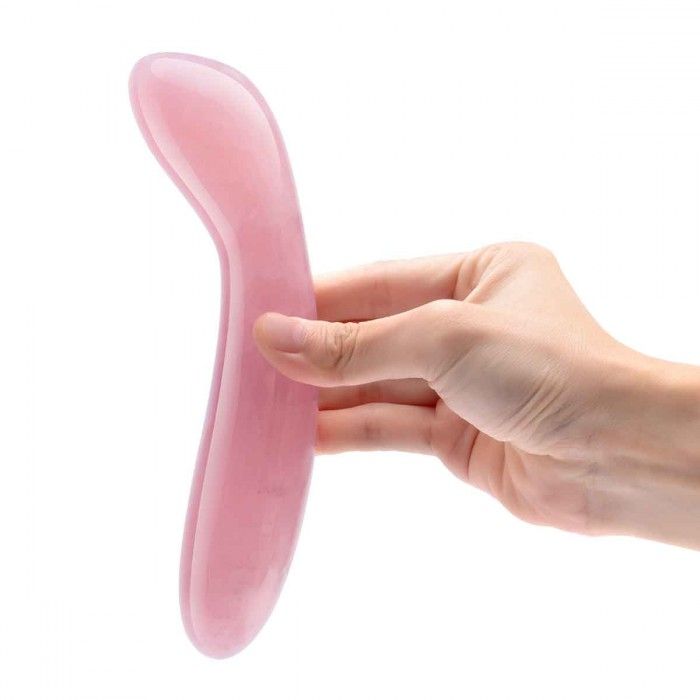 Массажер для G-точки Le Wand Crystal G-Wand из розового кварца 2