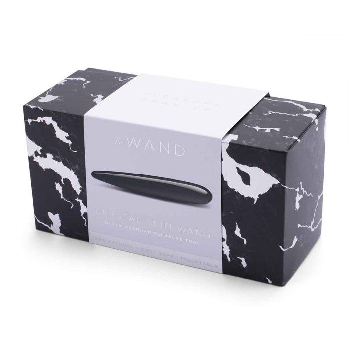 Массажер Le Wand Crystal Slim Wand из черного обсидиана 5