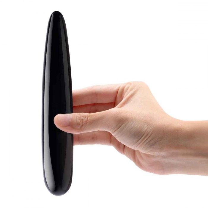 Массажер Le Wand Crystal Slim Wand из черного обсидиана 6