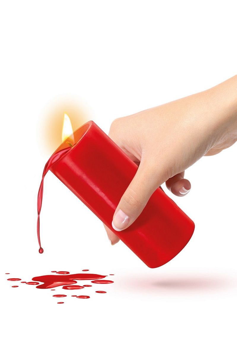 Красная низкотемпературная свеча для ваксплея 3