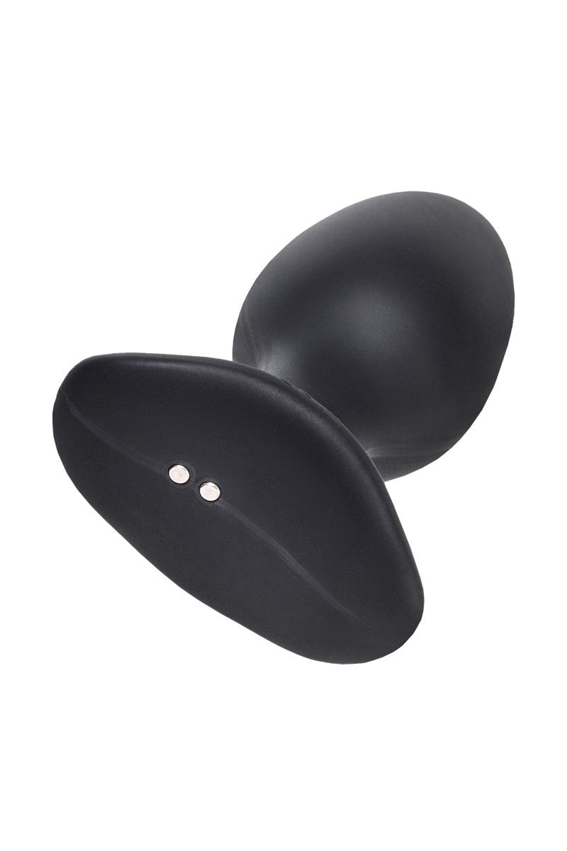 Черная анальная вибропробка HUSH 2 Size L - 12,1 см. 4