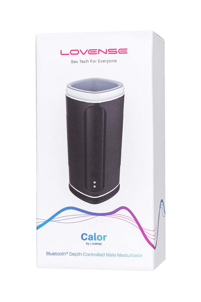 Черный перезаряжаемый мастурбатор Calor 12