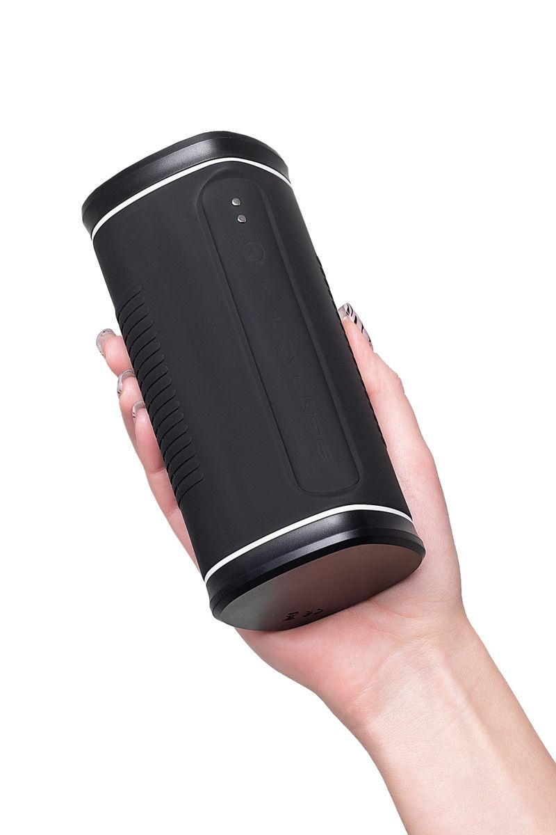 Черный перезаряжаемый мастурбатор Calor 8