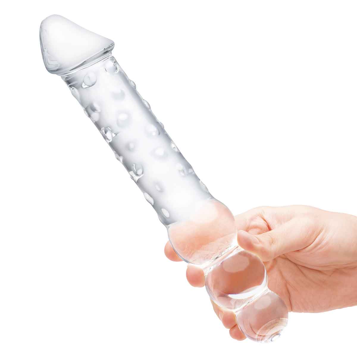 Прозрачный двухсторонний стимулятор 12" Double Ended Dildo - 28 см. 2