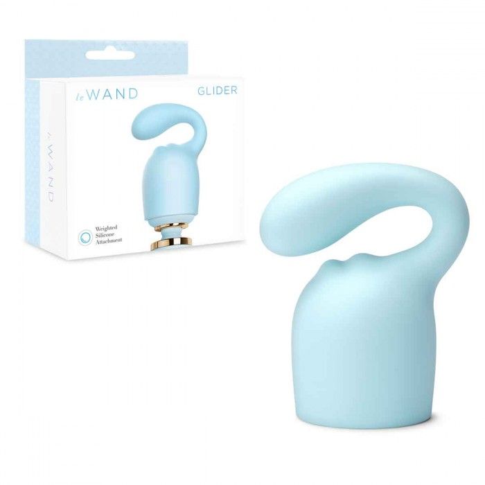 Голубая насадка Glider для массажера le Wand 2