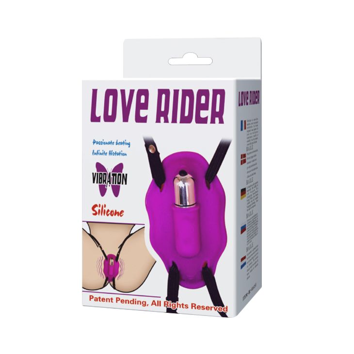 Нежный вибростимулятор для клитора Love Rider на ремешках 7
