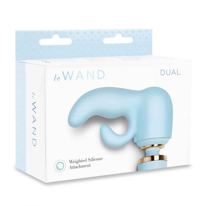 Голубая насадка Dual для вибратора Le Wand 6