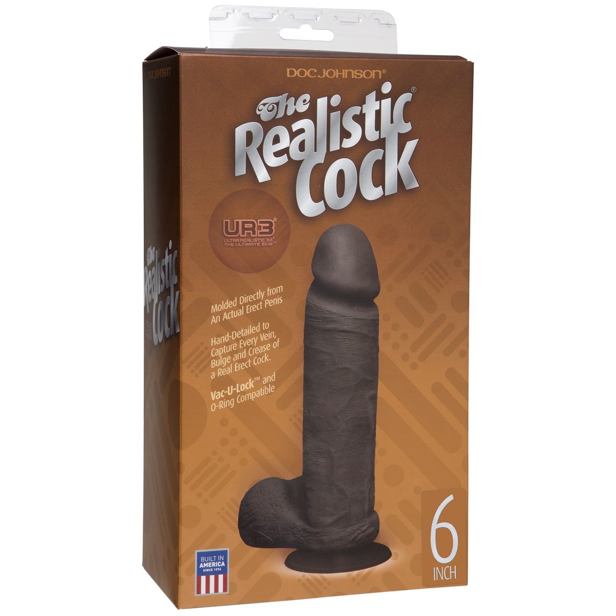 Реалистичный фаллоимитатор The Realistic Cock ULTRASKYN 6” - 17,3 см. 3