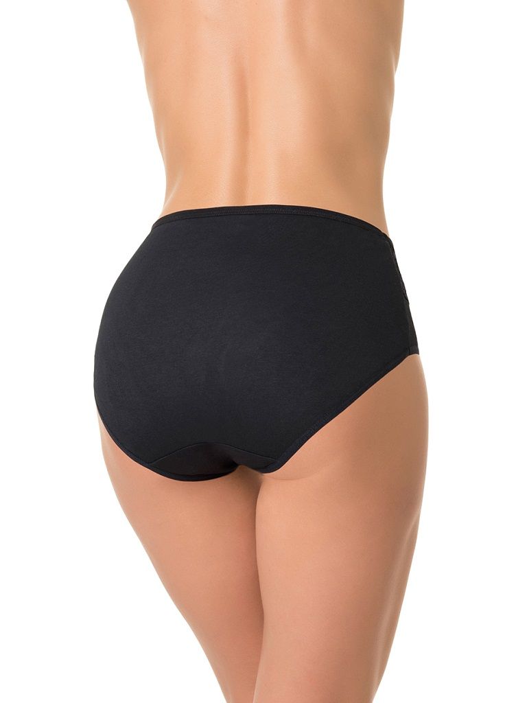 Трусики-слипы с высокой посадкой и кружевом 2