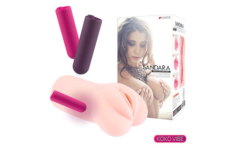 Телесный вибромастурбатор-вагина Sandara Auto 2