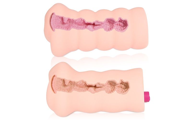 Телесный вибромастурбатор-вагина Gloria Auto 4