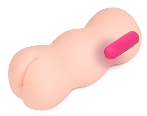 Телесный вибромастурбатор-анус TONGGGO 2 Auto 1