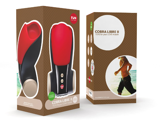 Чёрно-красный вибромастурбатор Cobra Libre 2 2