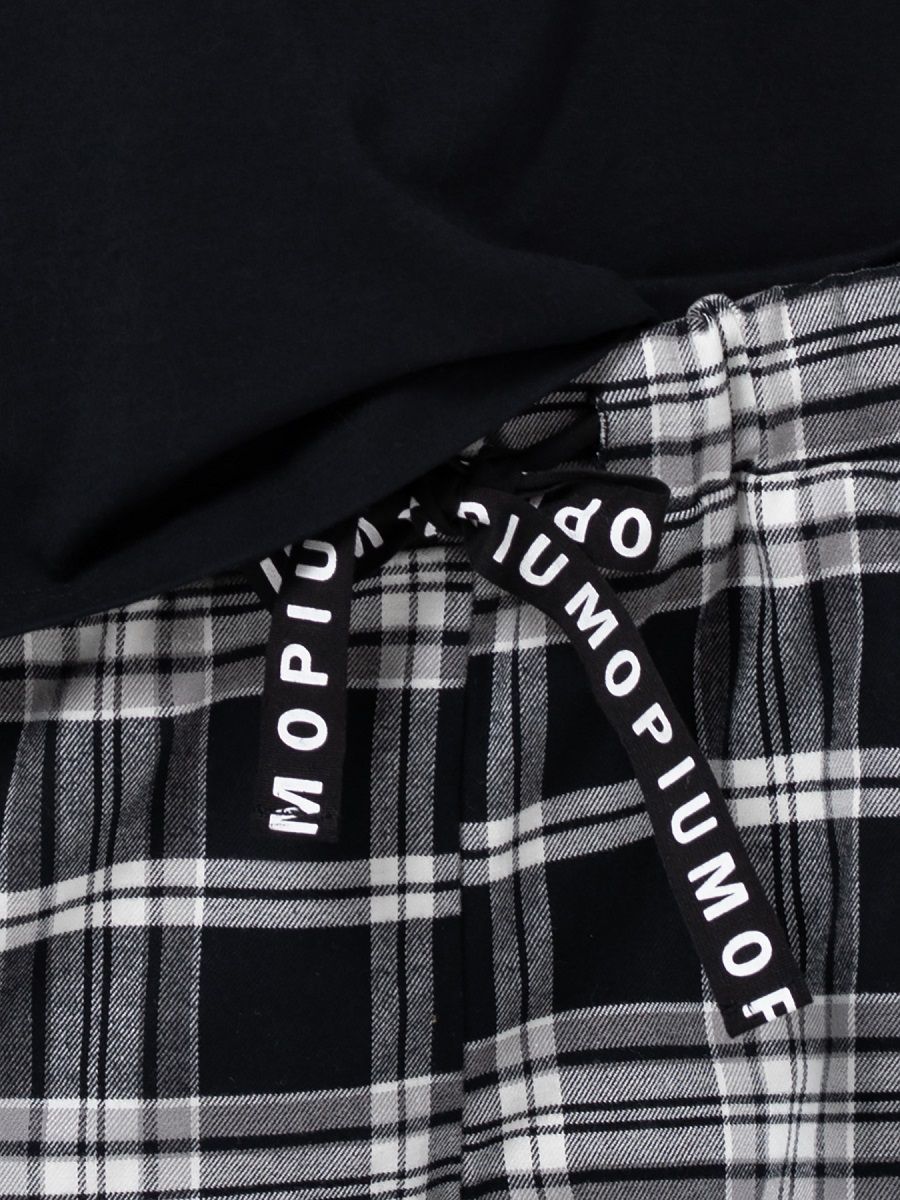 Уютный пижамный комплект с маской 8