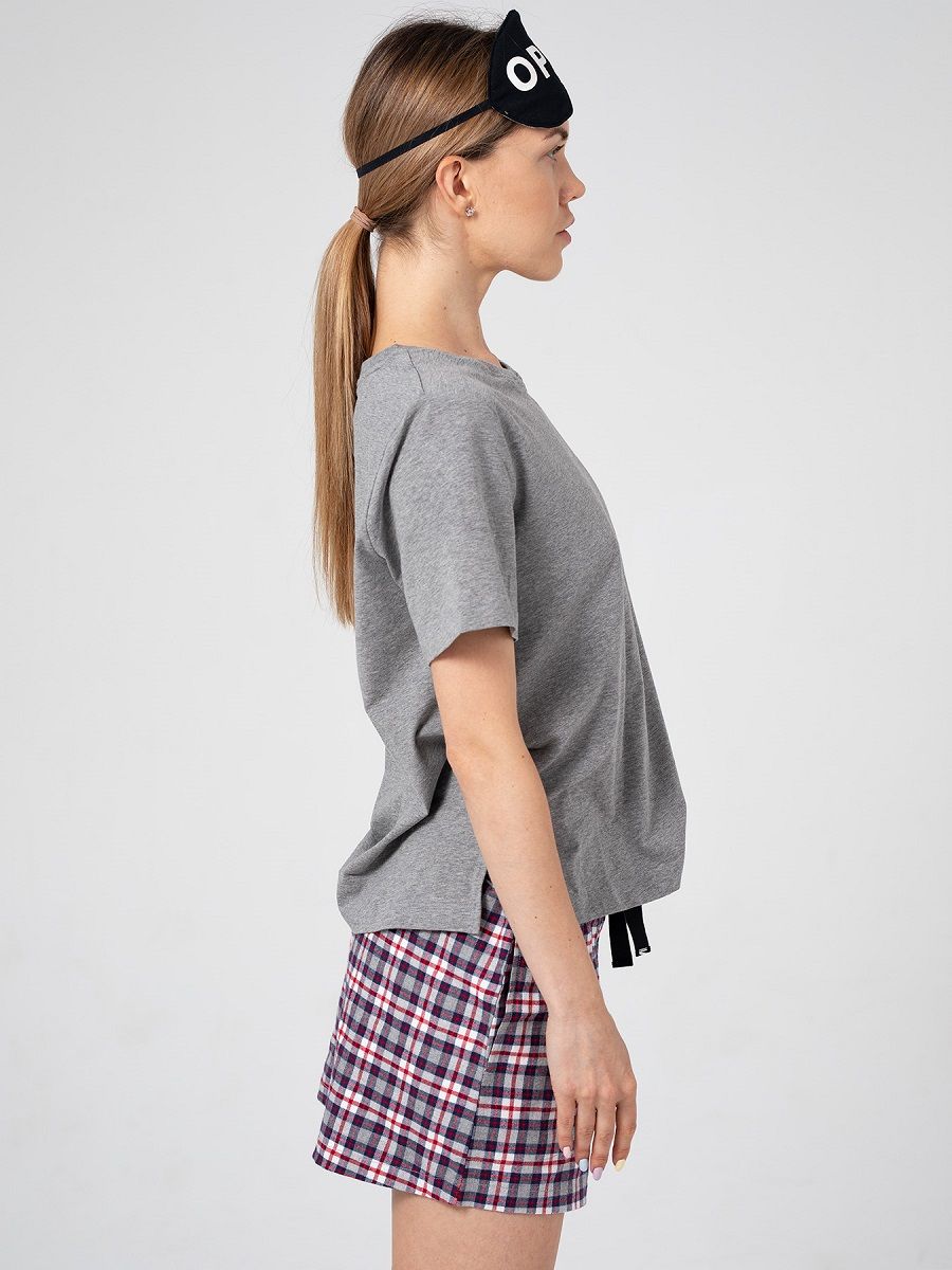 Уютный пижамный комплект с маской 2