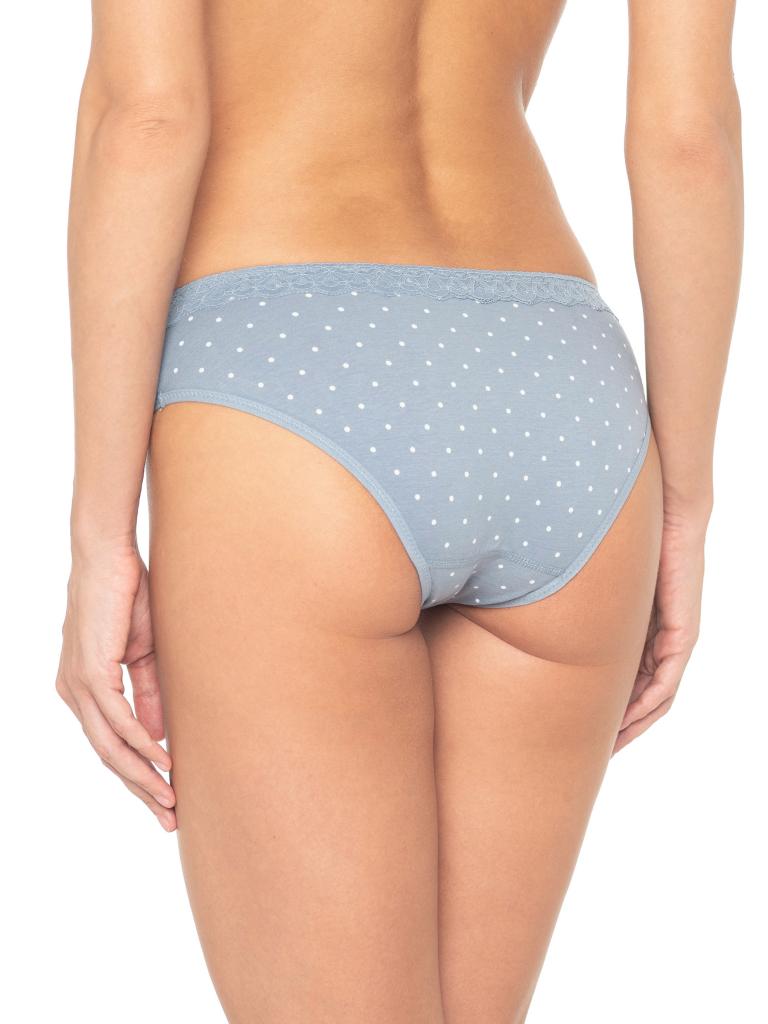 Хлопковые трусики-слипы в горошек 2