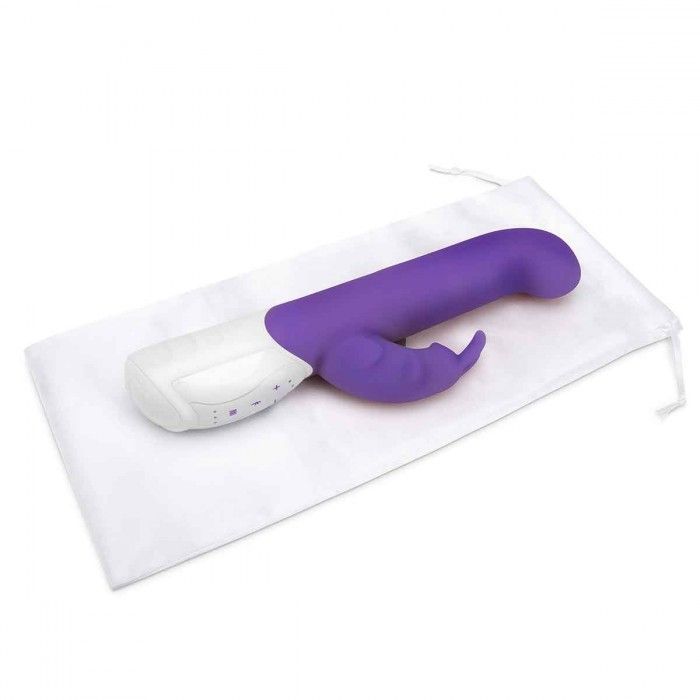 Фиолетовый вибромассажер для G-точки Come hither G-Spot Rabbit - 24,5 см. 4