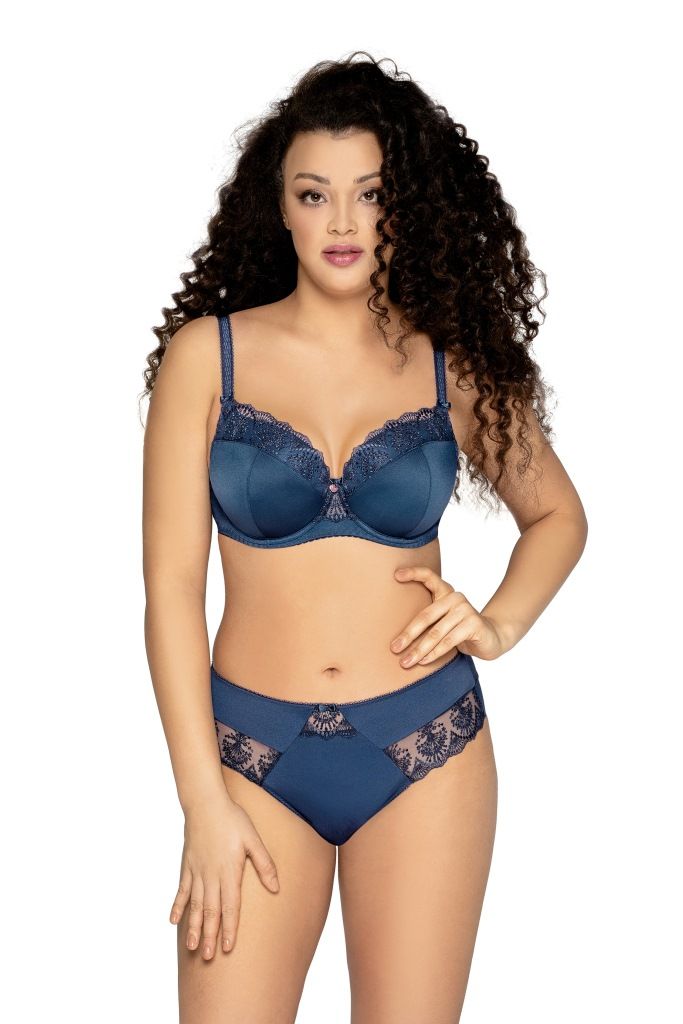 Трусики-слипы из эластичного трикотажного полотна и сетки с вышивкой 1