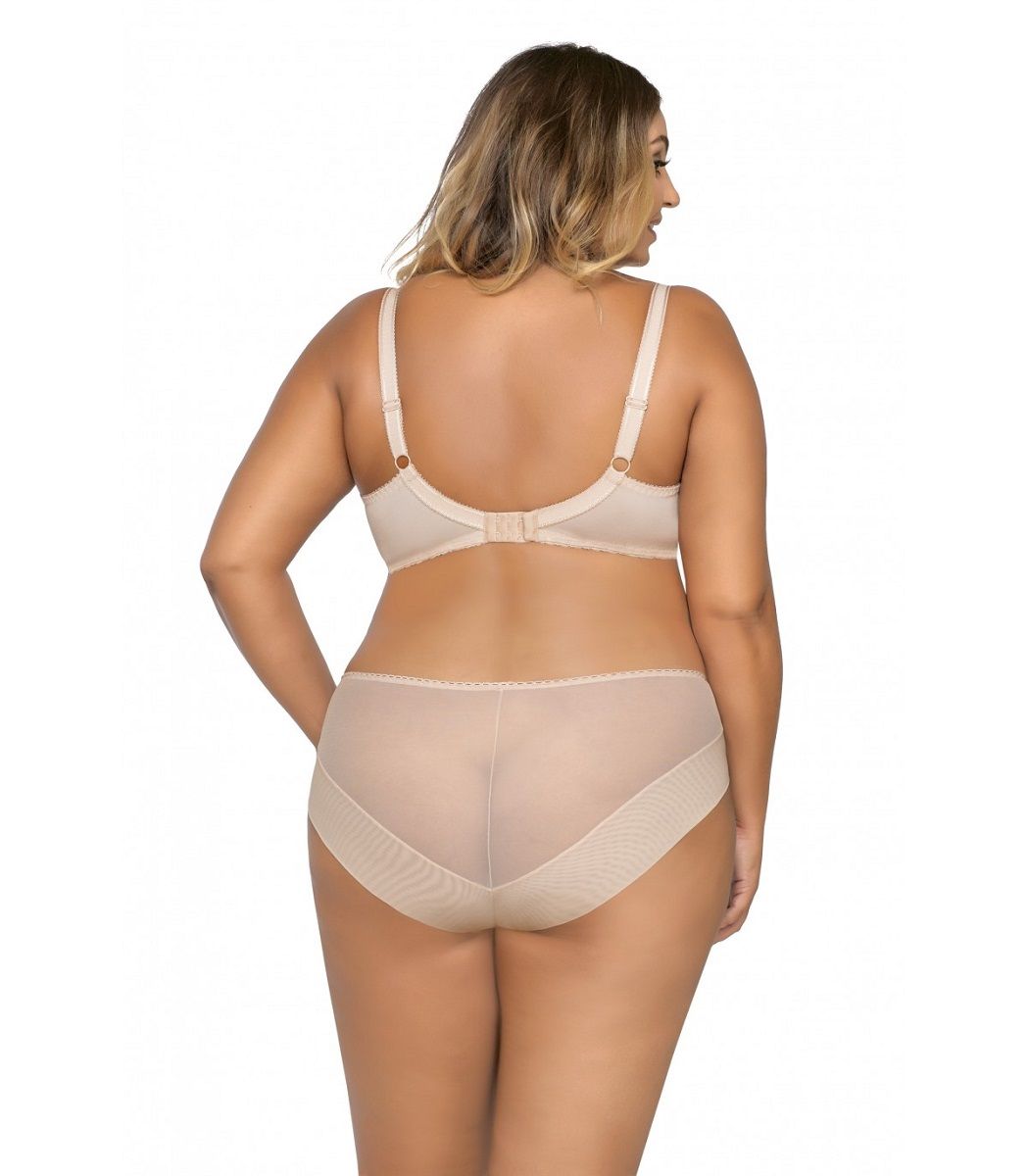 Бюстгальтер plus size с полусшивными чашками с изысканным кружевом 8