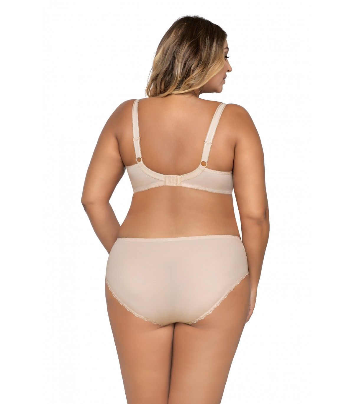 Элегантный бюстгальтер plus size с уплотненными чашками из нежной микрофибры 7