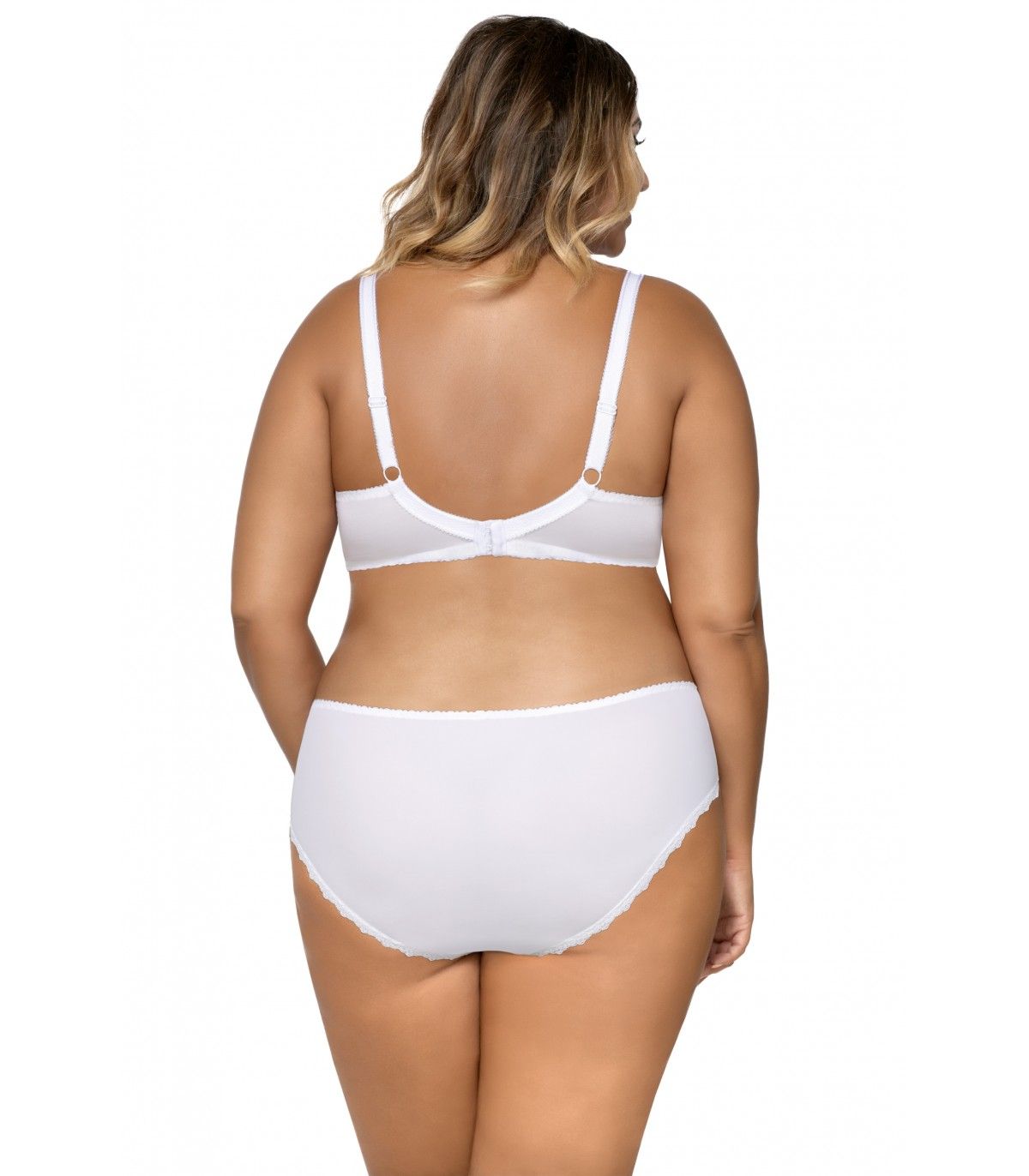 Элегантный бюстгальтер plus size с уплотненными чашками из нежной микрофибры 3