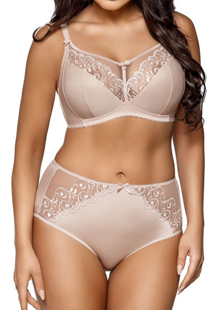 Бюстгальтер с мягкими чашечками с вышивкой без косточек 5