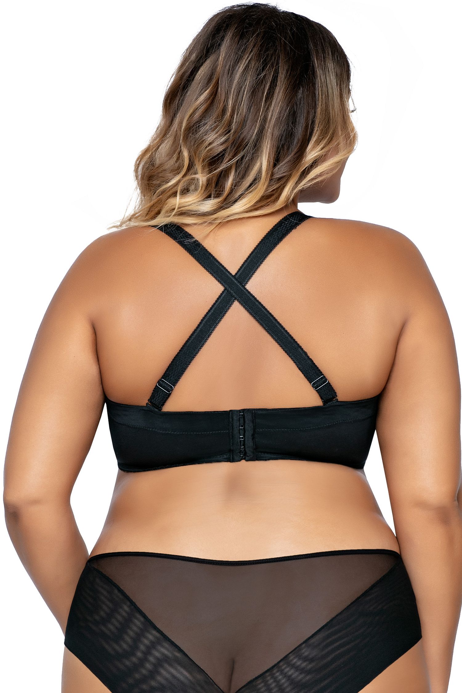 Бюстгальтер-балконет с гладкими чашками без отделки 4