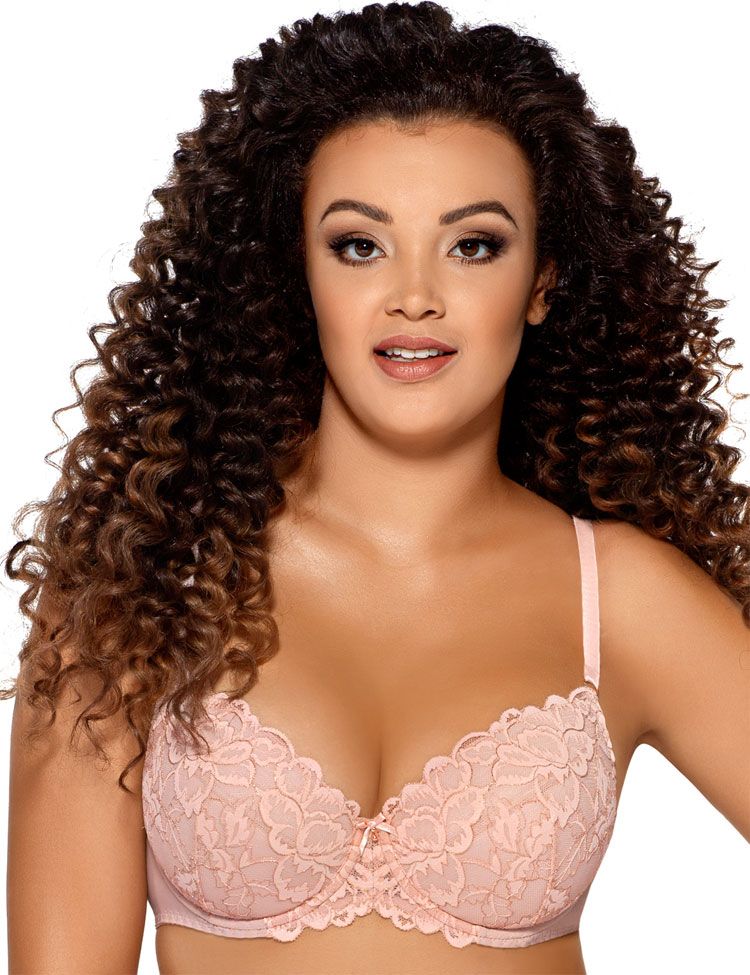 Бюстгальтер пуш-ап из кружевного полотна с люрексом 1