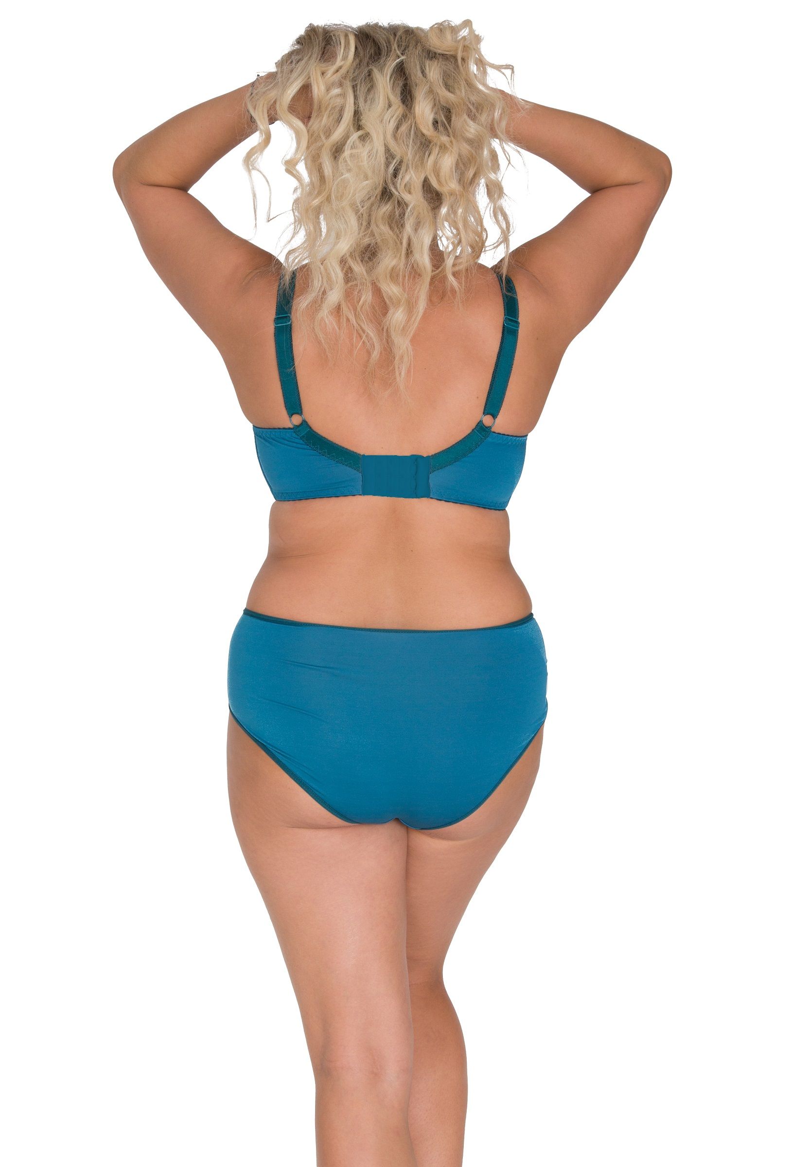 Бюстгальтер на косточках из сетки и кружева 4