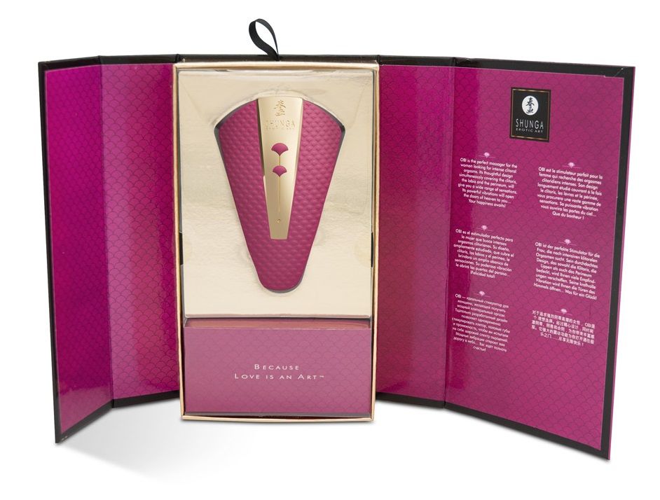 Малиновый клиторальный вибростимулятор OBI 5