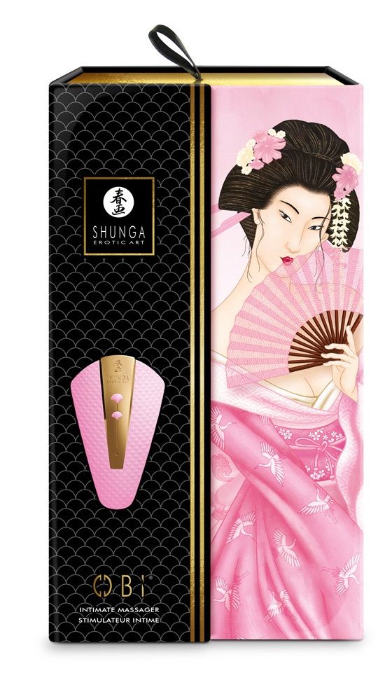 Розовый клиторальный вибростимулятор OBI 6