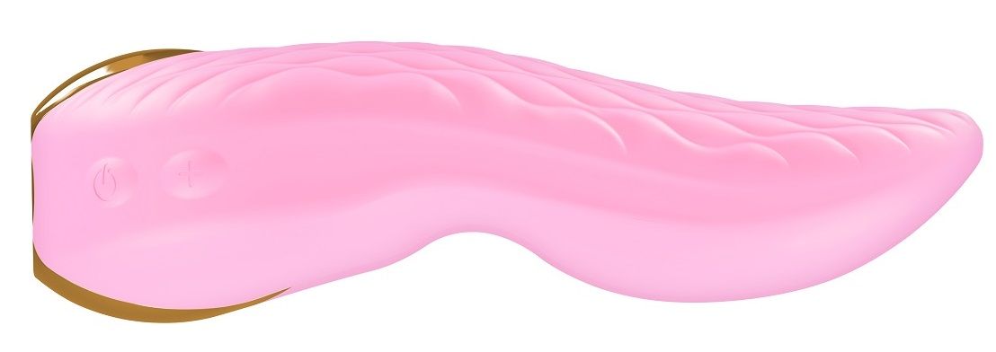 Розовый двойной вибростимулятор AIKO с двумя моторами 4