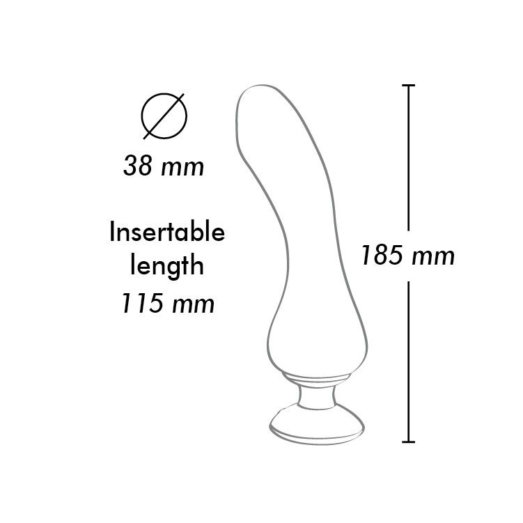 Фиолетовый вибростимулятор SANYA - 18,5 см. 7