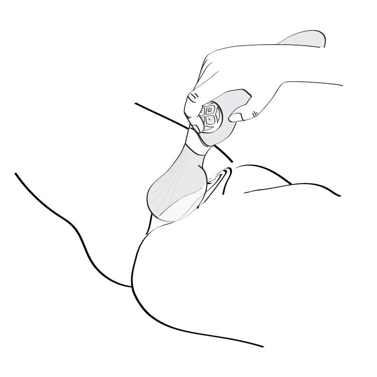 Розовый двусторонний вибростимулятор ZOA - 26,5 см. 7