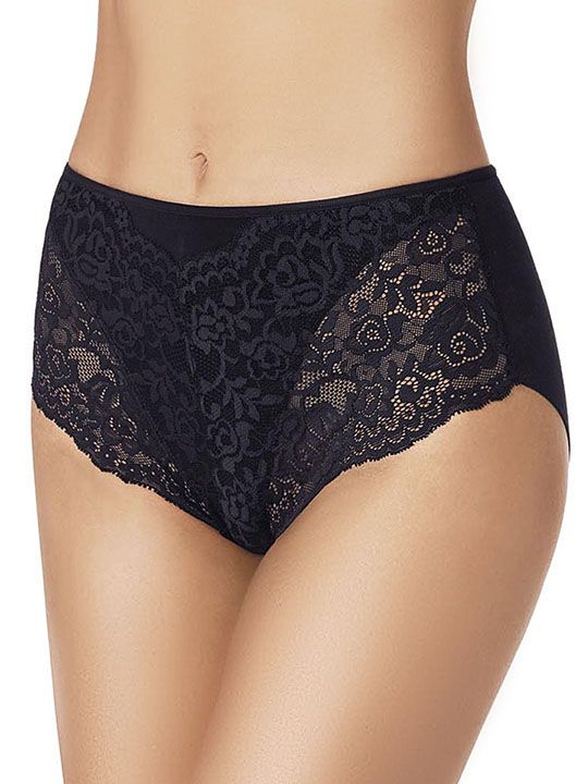 Высокие хлопковые трусики с кружевом Lace Cotton Band 1
