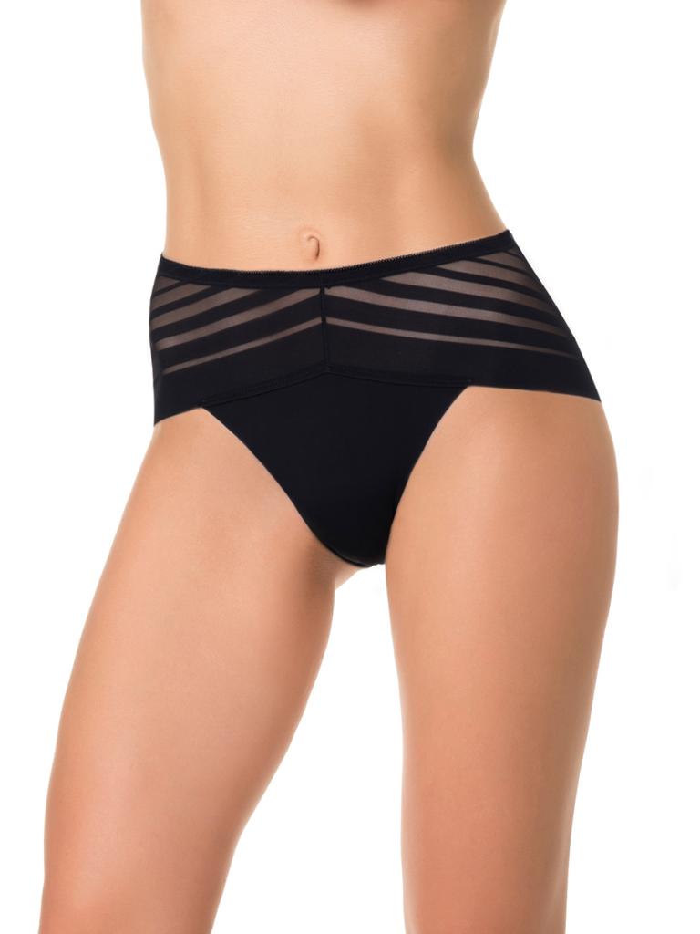 Высокие трусики с полосками разной ширины 1