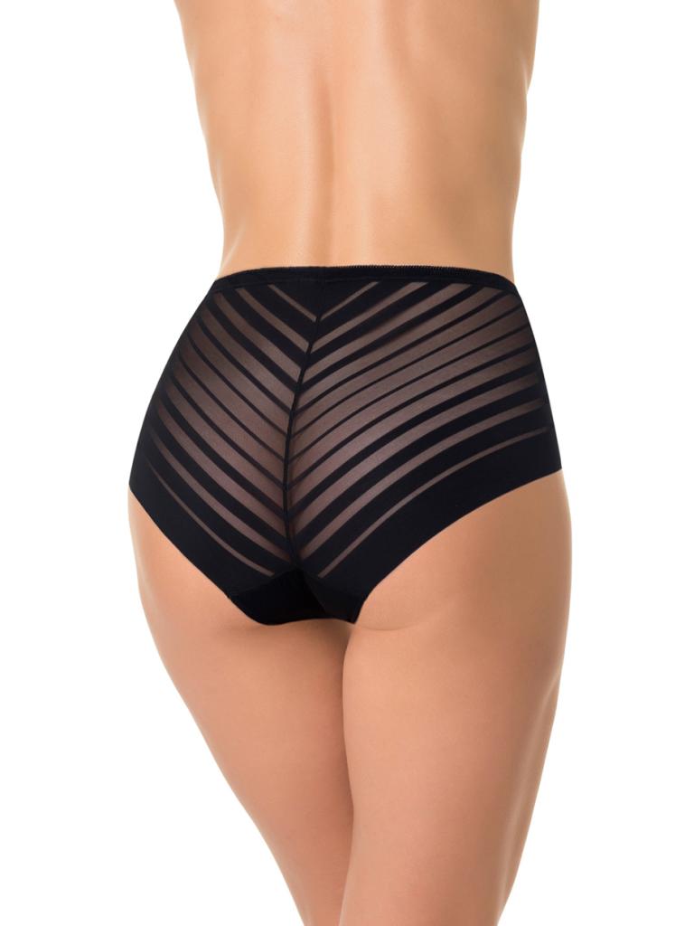 Высокие трусики с полосками разной ширины 2