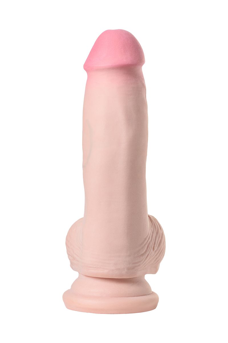 Телесный реалистичный фаллоимитатор на присоске Paul - 19 см. 2