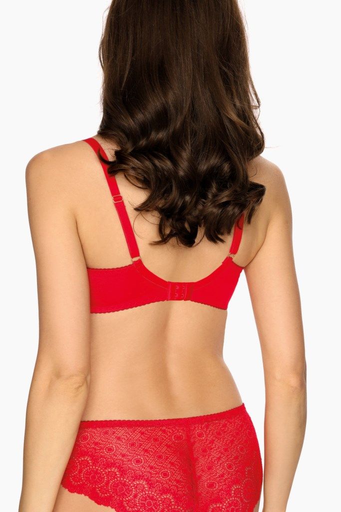 Бюстгальтер на косточках с шитыми чашками на тонком поролоне 2