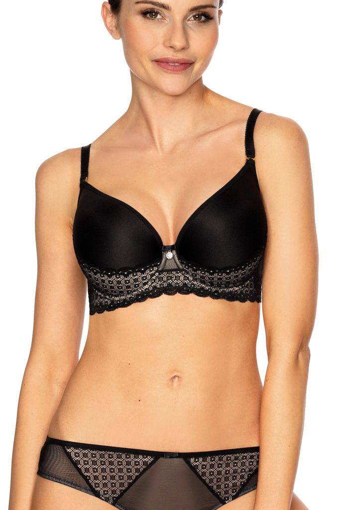 Бюстгальтер с формованными поролоновыми чашками на косточках 1