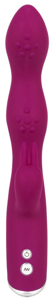 Фиолетовый вибратор A & G-Spot Rabbit Vibrator для стимуляции зон G и A - 23,6 см. 3