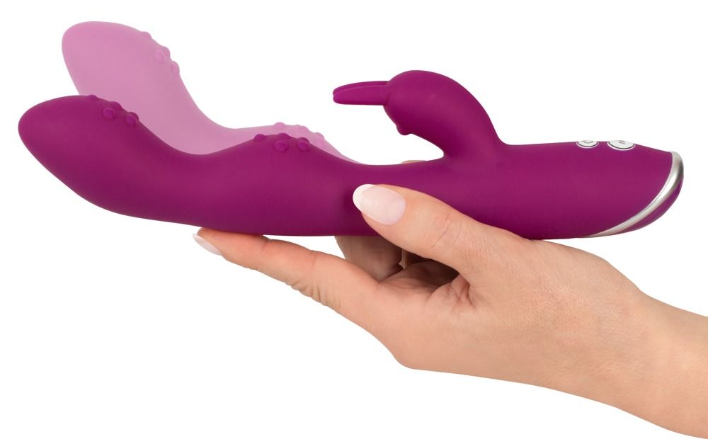 Фиолетовый вибратор A & G-Spot Rabbit Vibrator для стимуляции зон G и A - 23,6 см. 6