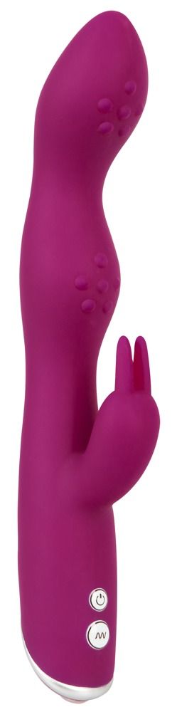 Фиолетовый вибратор A & G-Spot Rabbit Vibrator для стимуляции зон G и A - 23,6 см. 1