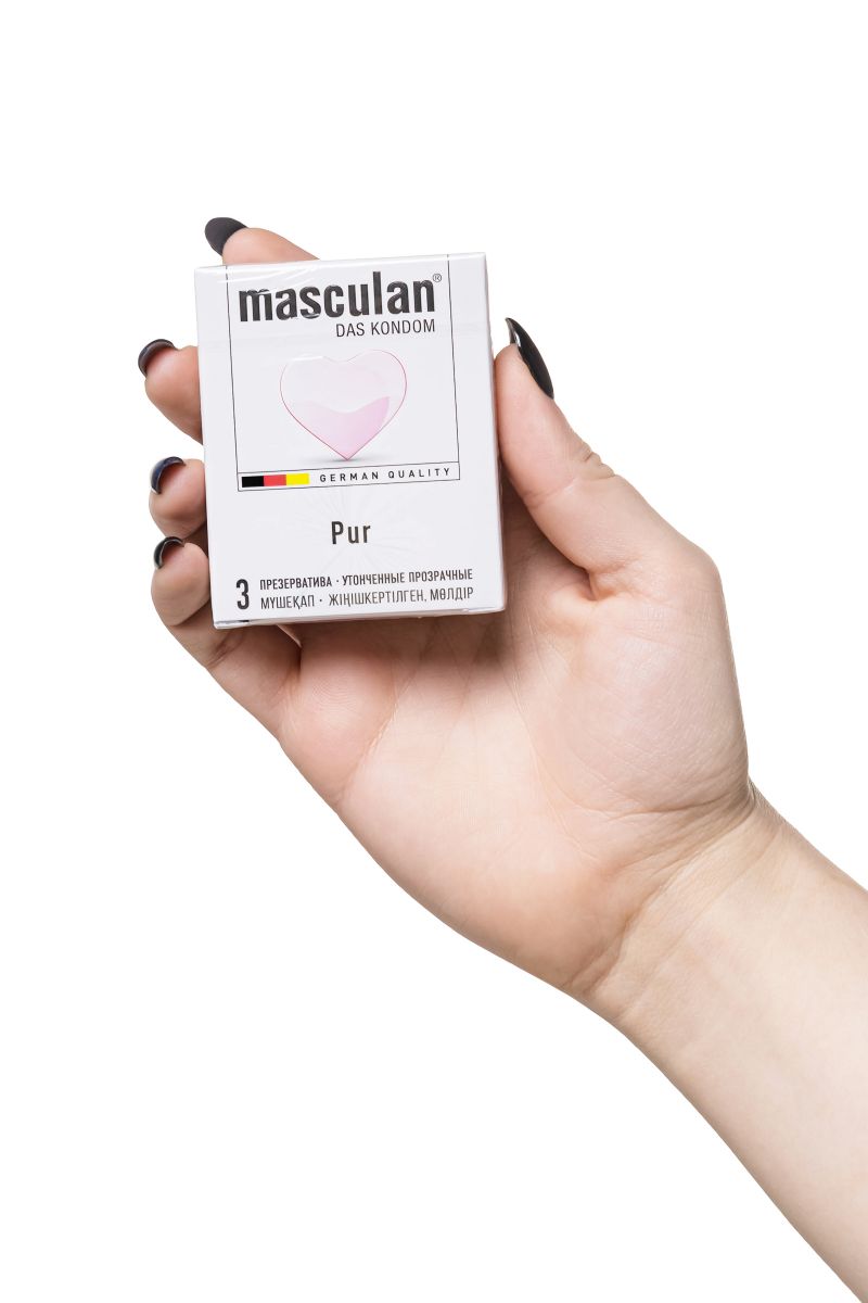 Супертонкие презервативы Masculan Pur - 3 шт. 4