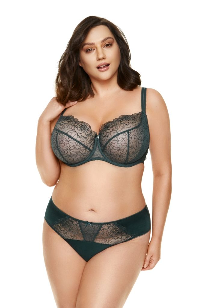 Бюстгальтер Pamela с мягкими сетчатыми чашками с вышивкой 17